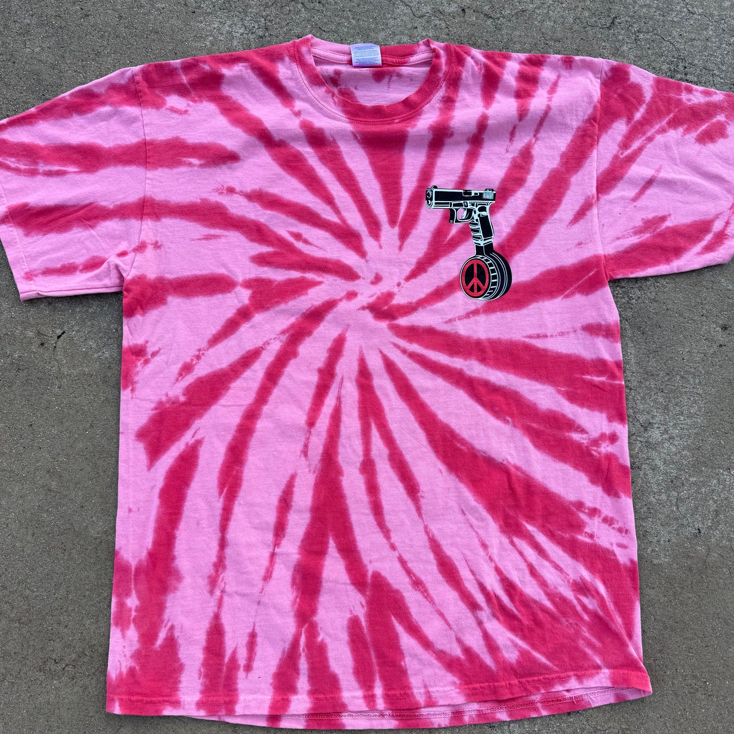 Keep the Piece tee light red